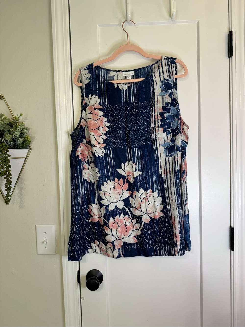 J. Jill Sleeveless Linen Tunic